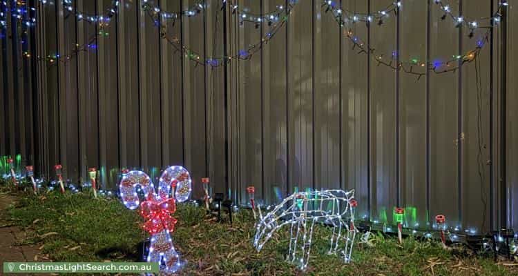 Christmas Light display at 10 Jenkinson Drive, Mount Barker