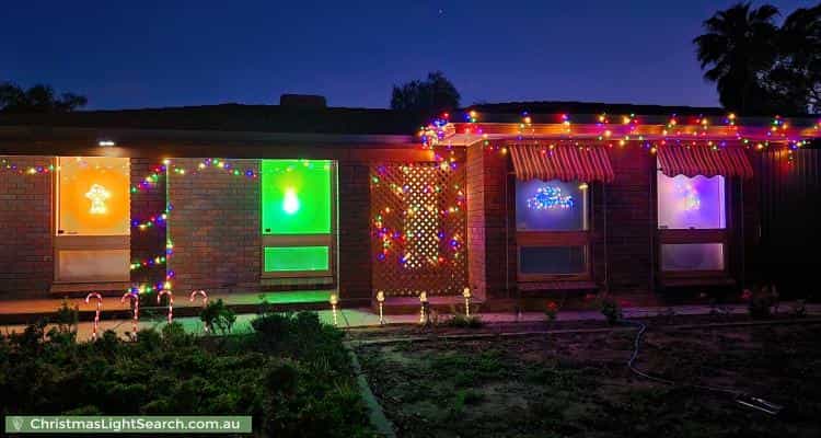Christmas Light display at  Montana Drive, Salisbury