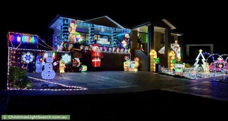 Christmas Light display at 22 Freeman Street, Conder
