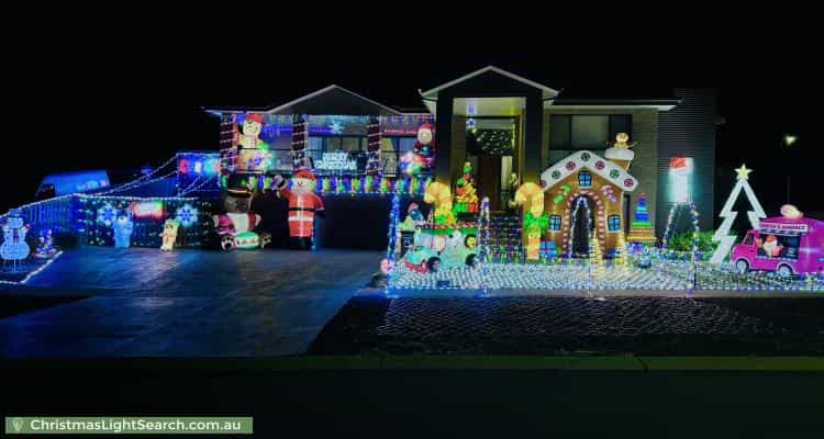 Christmas Light display at 22 Freeman Street, Conder