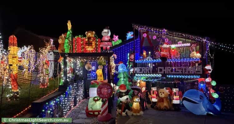 Christmas Light display at 38 Rolling Hills Road, Chirnside Park