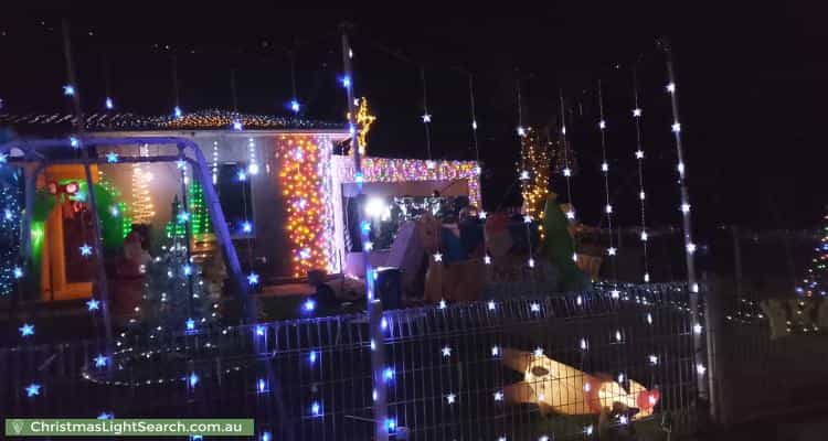 Christmas Light display at 29 Bombay Street, Oaklands Park