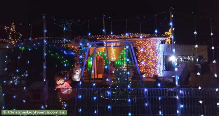 Christmas Light display at 29 Bombay Street, Oaklands Park