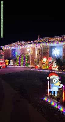 Christmas Light display at 8 Zeitz Court, Banks