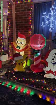 Christmas Light display at 8 Zeitz Court, Banks