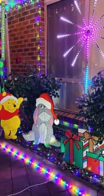Christmas Light display at 8 Zeitz Court, Banks