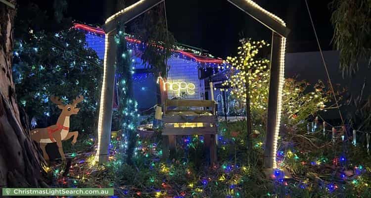 Christmas Light display at 26 Casuarina Avenue, Surrey Downs