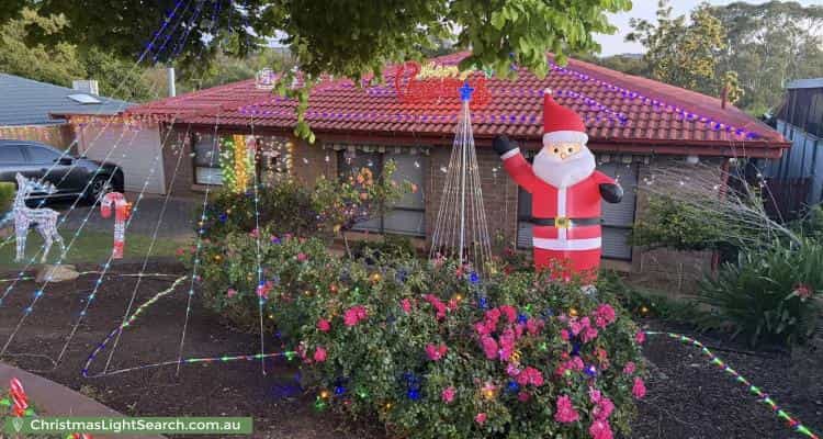 Christmas Light display at  Maughan Avenue, Redwood Park
