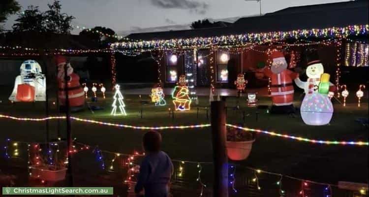 Christmas Light display at 4 Brennan Court, Millicent