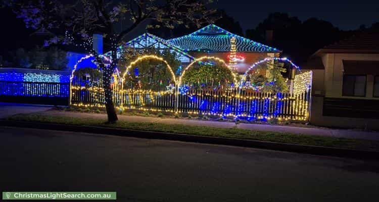 Christmas Light display at 13 Bolton Avenue, Devon Park