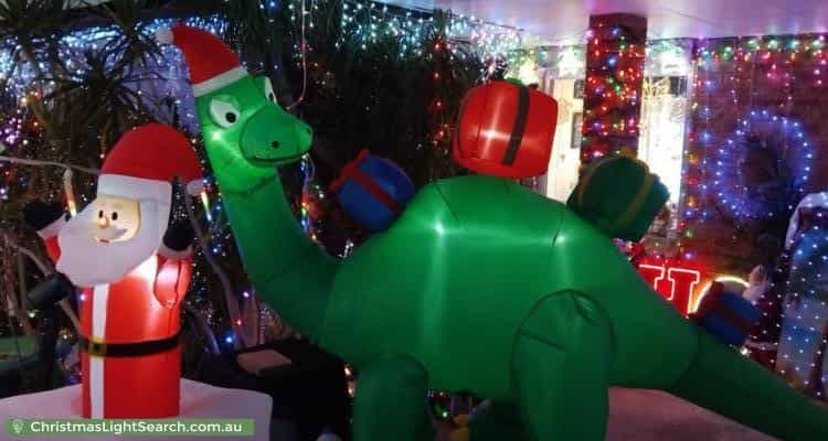 Christmas Light display at 6 Perren Place, East Cannington