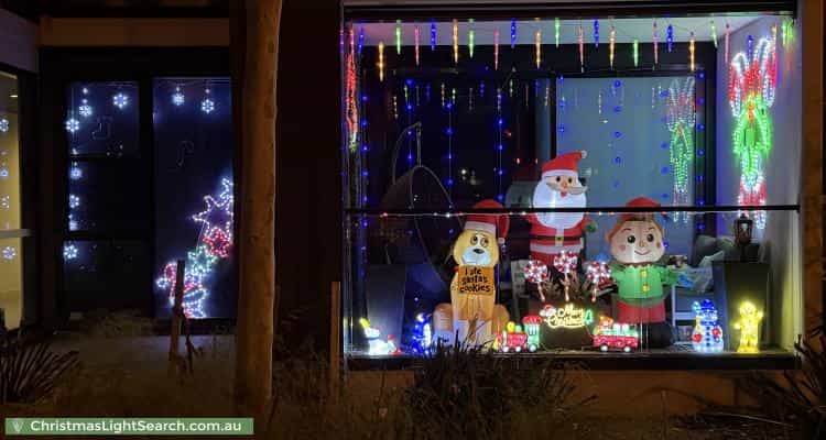 Christmas Light display at 7 Red Hill Terrace, Doncaster East