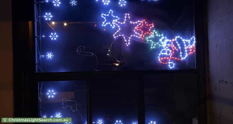 Christmas Light display at 7 Red Hill Terrace, Doncaster East