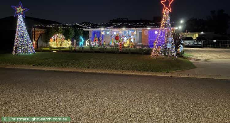 Christmas Light display at 160 Victoria Road, Dayton