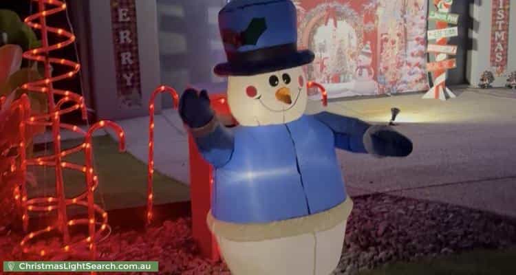 Christmas Light display at 11 Feathertail Place, Peregian Springs