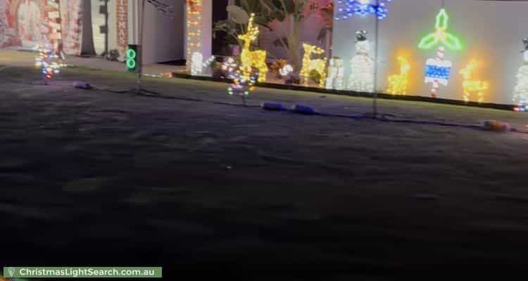 Christmas Light display at 11 Feathertail Place, Peregian Springs