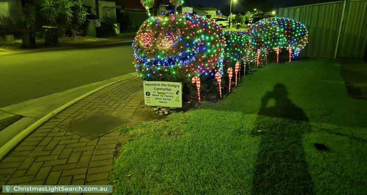 Christmas Light display at 12 Cedar Street, Munno Para West