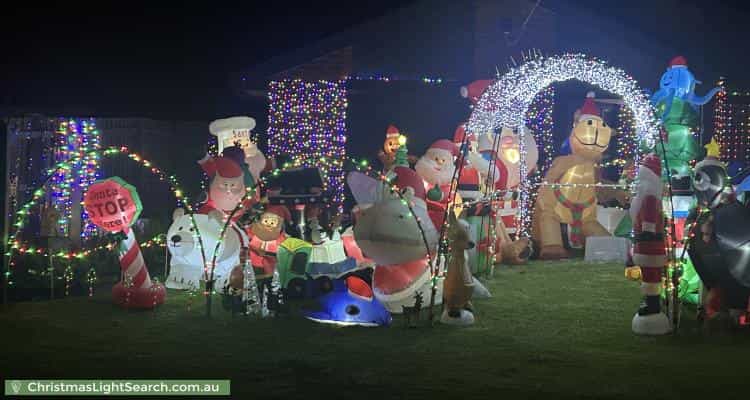 Christmas Light display at 8 Yaltara Drive, Wyndham Vale