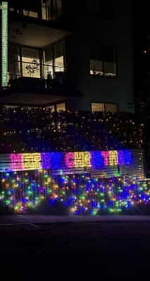 Christmas Light display at 85 Duncan Street, Maroubra