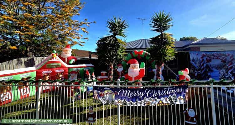 Christmas Light display at 8 Elliot Court, Whittington