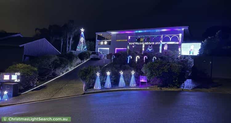 Christmas Light display at 51 Hui-Hui Drive, Happy Valley