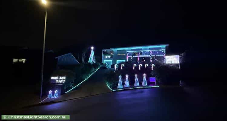 Christmas Light display at 51 Hui-Hui Drive, Happy Valley