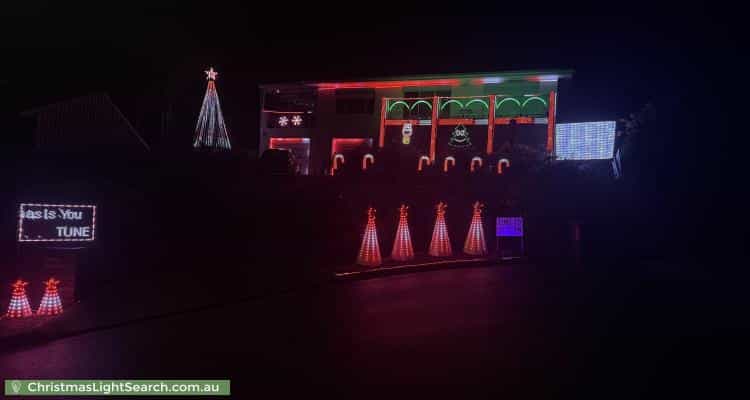 Christmas Light display at 51 Hui-Hui Drive, Happy Valley