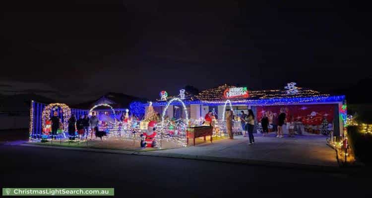 Christmas Light display at 25 Clarafield Meander, Tapping