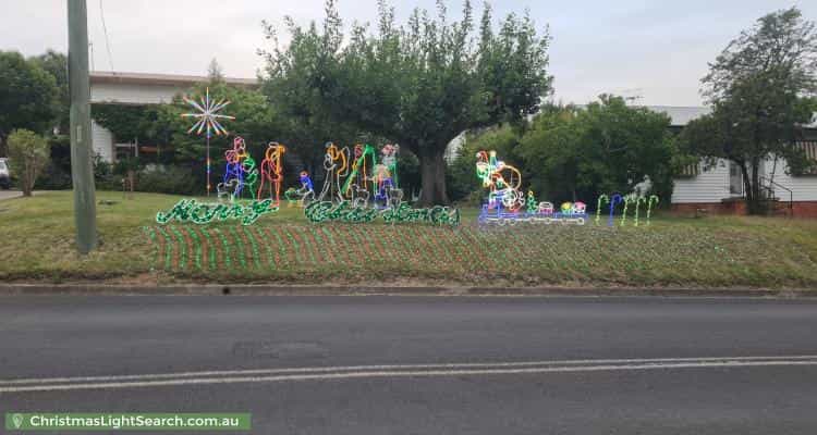 Christmas Light display at 120 Berry Street, Nowra