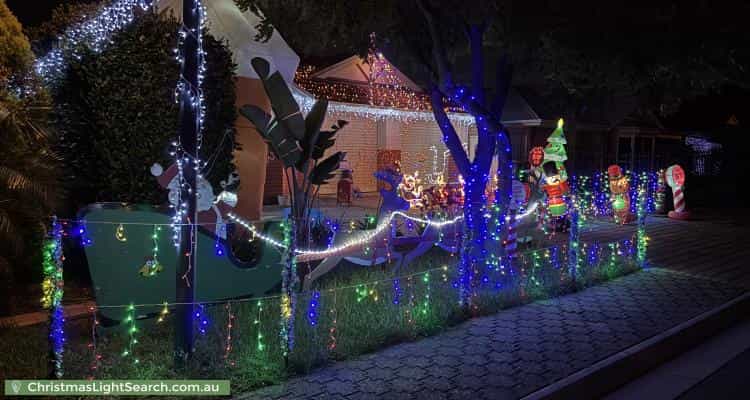 Christmas Light display at 75 Martins Road, Paralowie