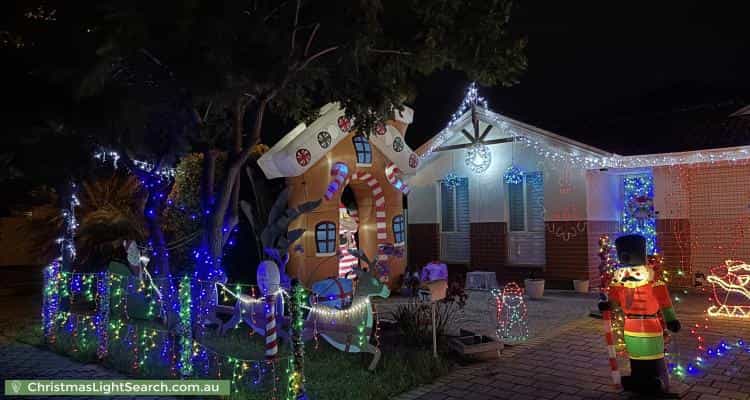 Christmas Light display at 75 Martins Road, Paralowie
