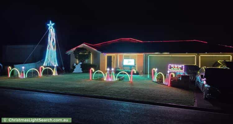 Christmas Light display at 8 Gracehill Mews, Cranbourne