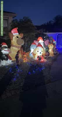 Christmas Light display at 27 Mariemont Avenue, Wantirna
