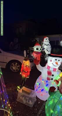 Christmas Light display at 27 Mariemont Avenue, Wantirna