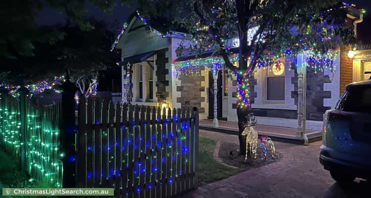 Christmas Light display at 5 King Street, Mile End