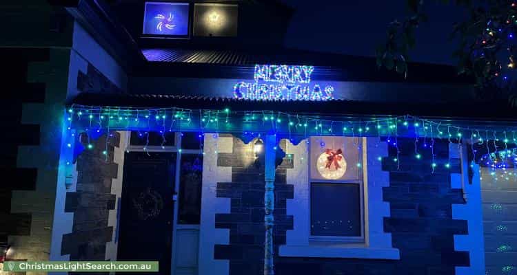 Christmas Light display at 5 King Street, Mile End