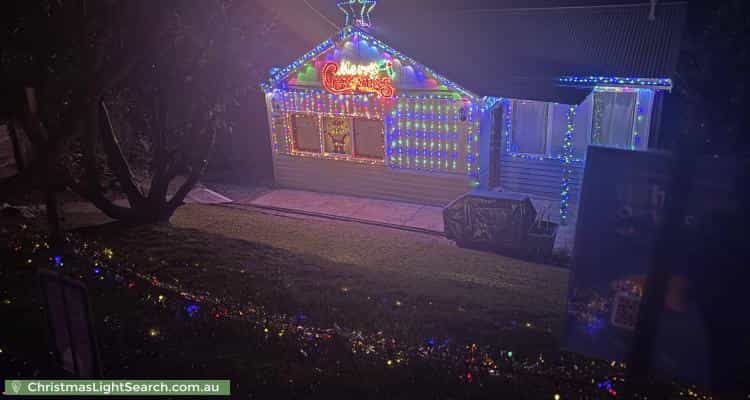 Christmas Light display at 5 Edward Street, Belgrave