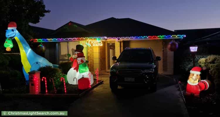 Christmas Light display at 46 Hamilton Road, Aldinga Beach