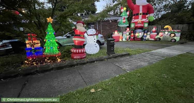 Christmas Light display at 1 Western Road, Boronia