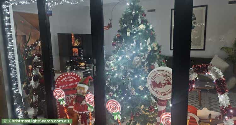 Christmas Light display at 32 Broadwaters Parade, Sandy Bay