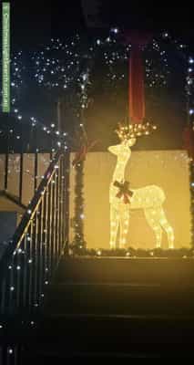 Christmas Light display at 32 Broadwaters Parade, Sandy Bay