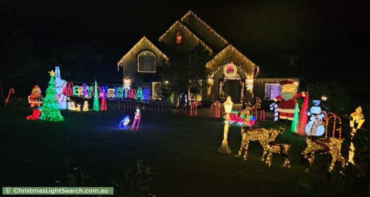 Christmas Light display at 26 Plenty Views Boulevard, Plenty