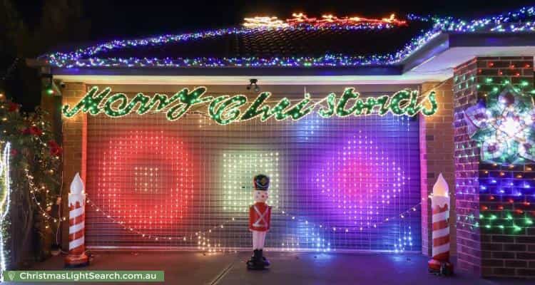 Christmas Light display at 10 Atlas Drive, Cranbourne West