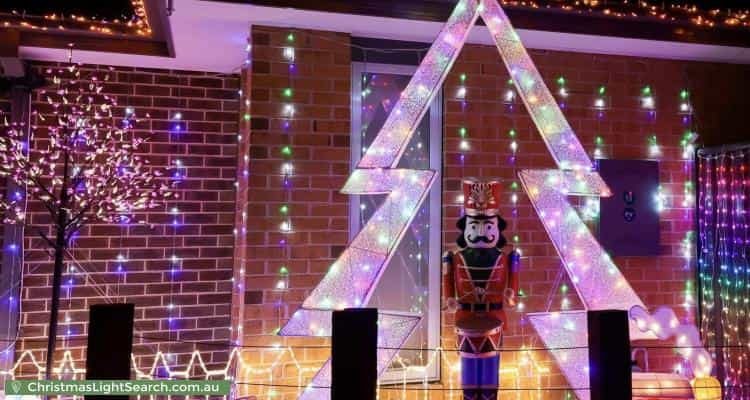 Christmas Light display at 10 Atlas Drive, Cranbourne West