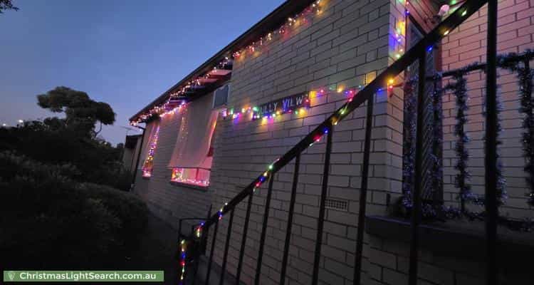 Christmas Light display at  Owen Court, Christie Downs