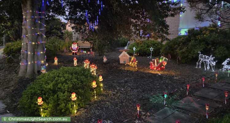 Christmas Light display at  Owen Court, Christie Downs