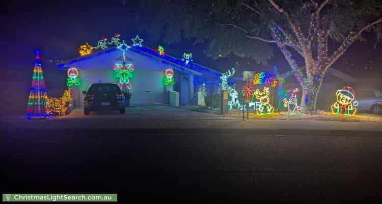 Christmas Light display at 45 Maynard Street, Ngunnawal