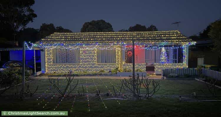 Christmas Light display at 18 Regehr Street, Warnbro