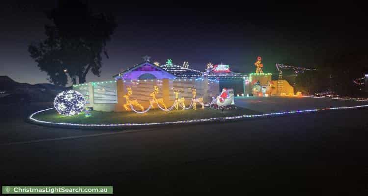 Christmas Light display at 9 Atanasoff Road, Tapping