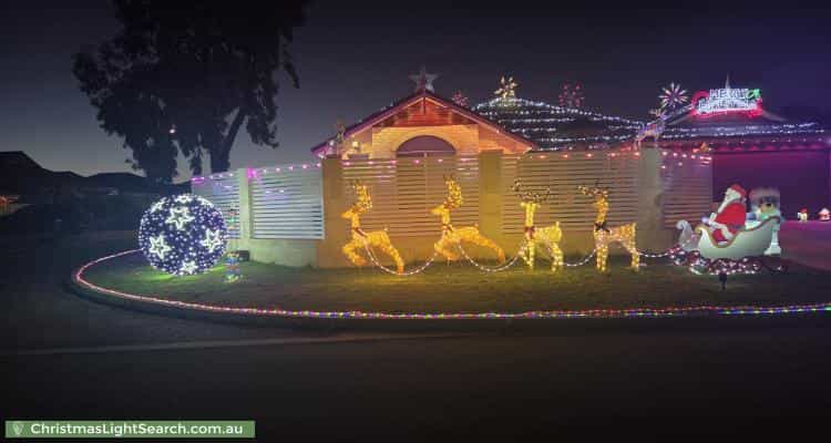 Christmas Light display at 9 Atanasoff Road, Tapping